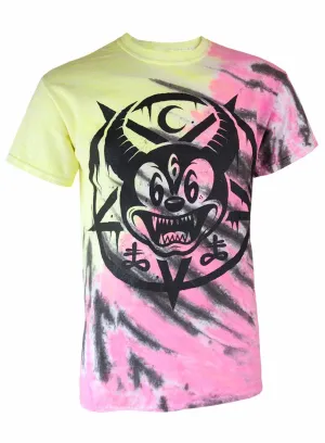 Darkside - MICKEY 666 PASTEL FLASH - Tie-Dye - Men's T-Shirt