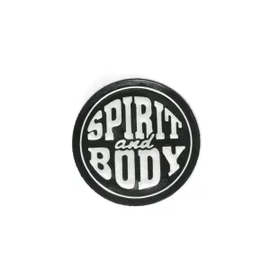 Spirit and Body Circular Iron-on Patch Applique 2.50" - 1 Piece