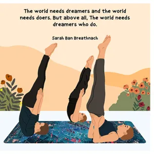 The World Needs Dreamers Doodle Card